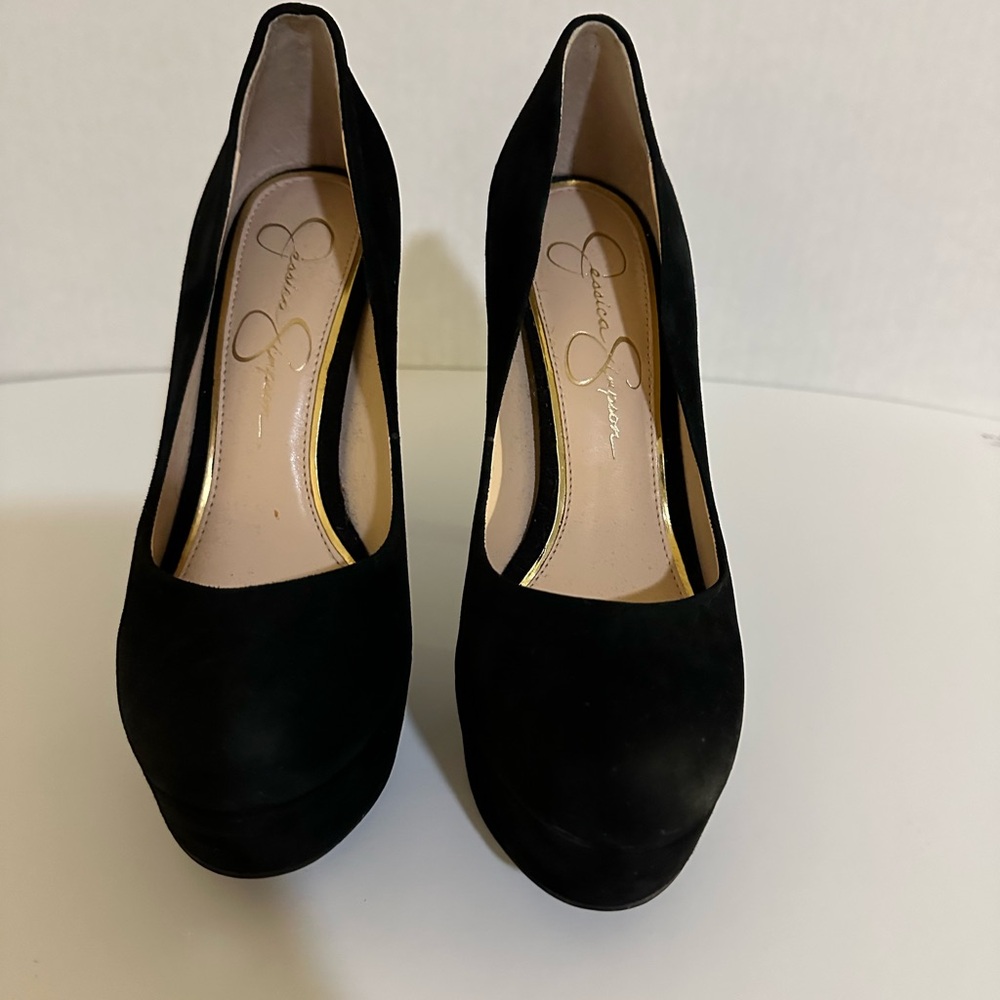 Jessica Simpson Black Platform Shoes